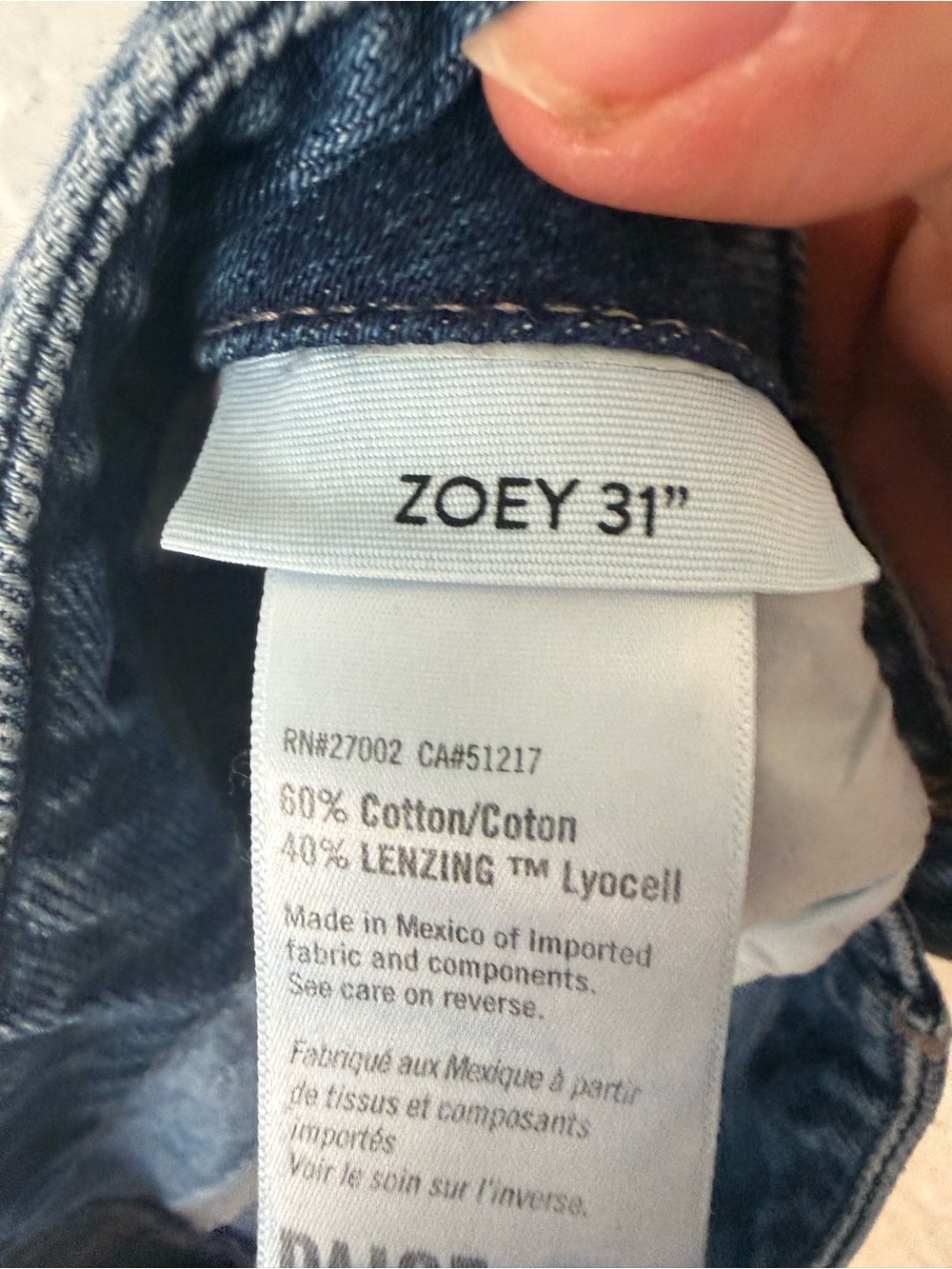 Paige Jeans Zoey Waist Tie Wide-Leg 31” in Jazz Club - Picture 14 of 14